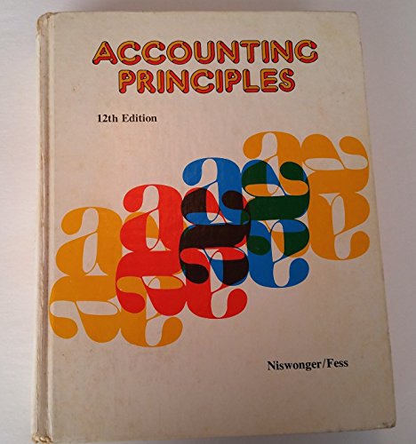 9780538013505: Accounting Principles, 12th Edition
