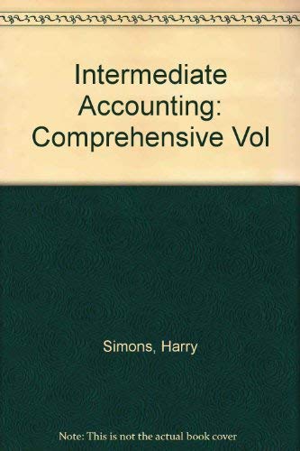 9780538016100: Intermediate Accounting: Comprehensive Volume