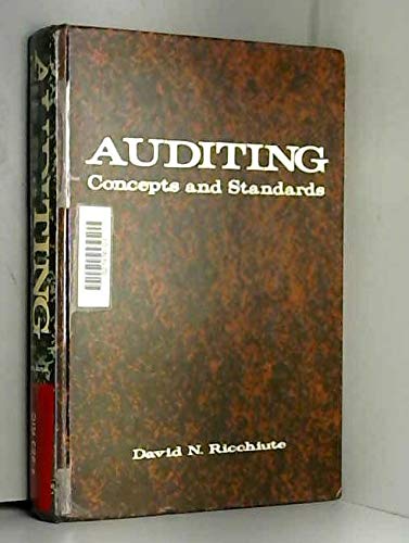 9780538019804: Auditing: Concepts and Standards