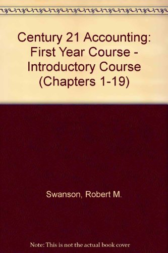 Century 21 Introductory Course(chapters (9780538023108) by Swanson