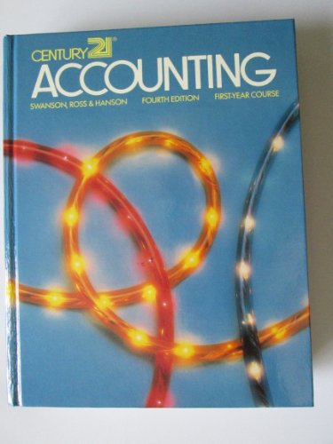 Imagen de archivo de Century 21 Accounting, 1st Year Course a la venta por Better World Books