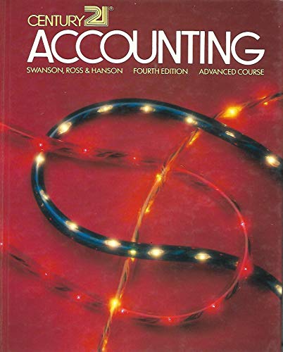 Imagen de archivo de Century 21 Accounting: Advanced Course a la venta por ThriftBooks-Dallas