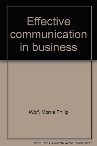 9780538055307: Title: Effective communication in business