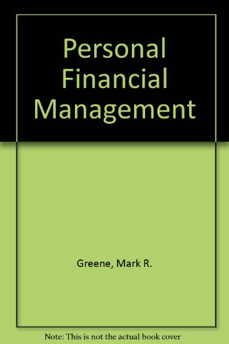 Beispielbild fr Personal Financial Management zum Verkauf von Better World Books