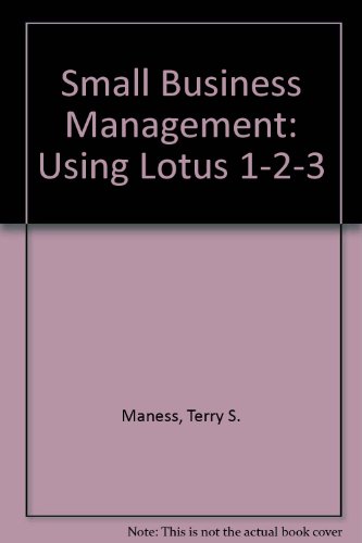 9780538072656: Small Business Management: Using Lotus 1-2-3