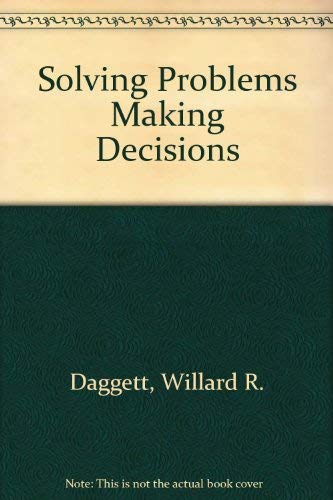 Imagen de archivo de Solving Problems - Making Decisions (CA - Career Development Ser.) a la venta por Top Notch Books