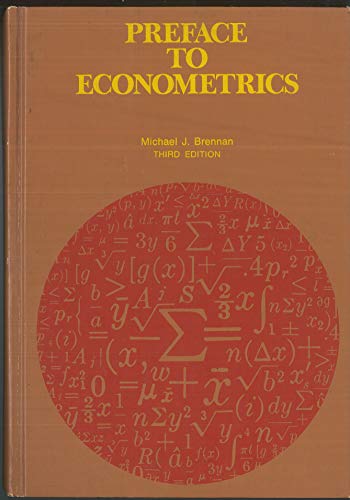 Stock image for Preface to econometrics;: An introduction to quantitative methods in economics for sale by HPB-Red