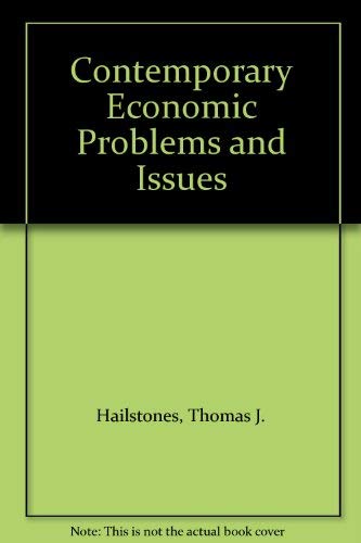 Beispielbild fr Contemporary Economic Problems and Issues zum Verkauf von Better World Books