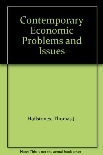 Imagen de archivo de Contemporary Economic Problems and Issues a la venta por BookHolders