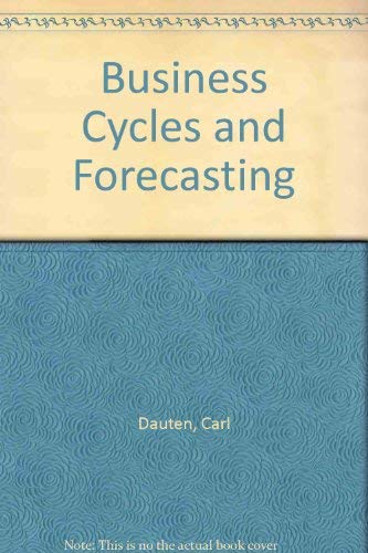 Imagen de archivo de Business Cycles and Forecasting a la venta por Basement Seller 101