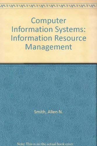 Beispielbild fr Information resource management zum Verkauf von Wonder Book