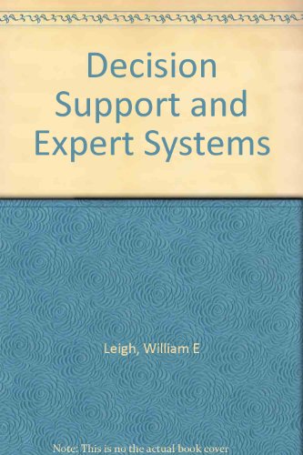 Imagen de archivo de Decision Support and Expert Systems a la venta por Better World Books