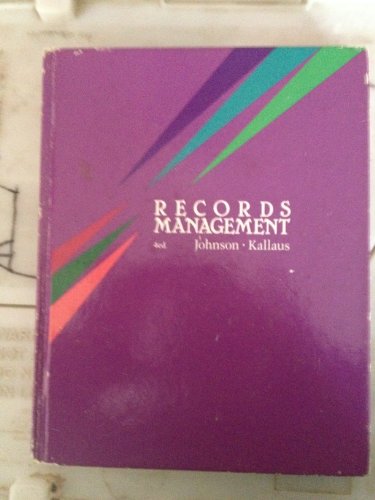 Stock image for Records Management - Textbook for sale by ThriftBooks-Atlanta