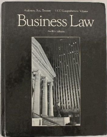 Beispielbild fr Business Law zum Verkauf von Wonder Book
