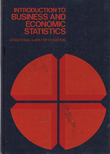 Stock image for Introduction to Business and Economic Statistics for sale by SecondSale