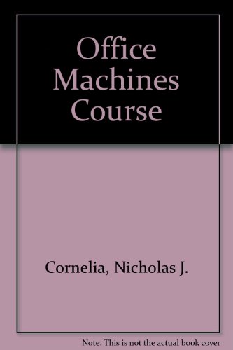 9780538138000: Office Machines Course
