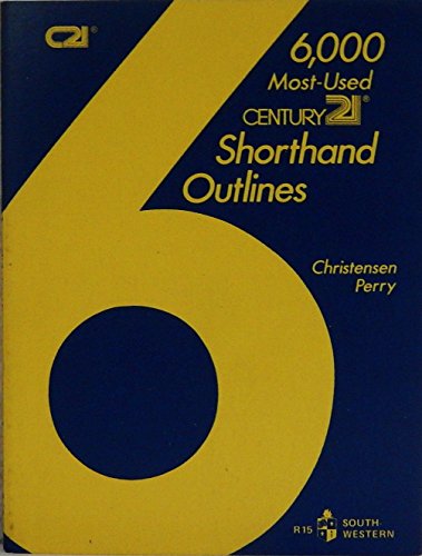 Stock image for Century 21 Shorthand Outlines for sale by Wizard Books
