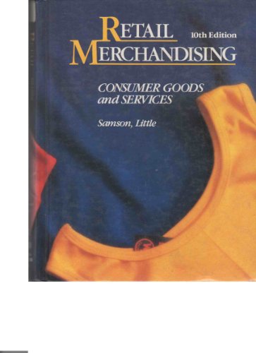 Stock image for Retail Merchandising: Consumer Goods and Services for sale by Discover Books