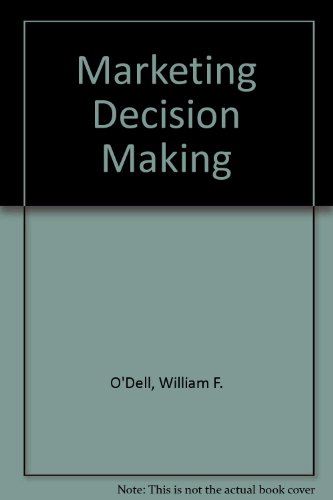 9780538195102: Marketing decision making: Analytic framework and cases