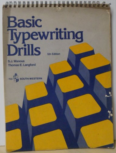 Imagen de archivo de Basic Type Drills a la venta por Front Cover Books
