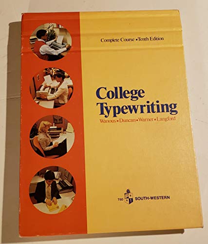 Stock image for College typewriting: Complete course for sale by HPB-Red