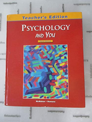 Stock image for Psychology and You - Teacher's Edition for sale by HPB-Red