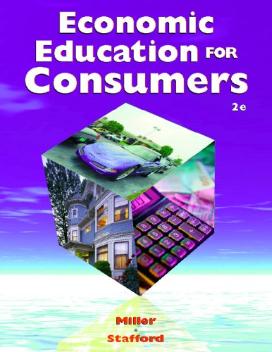 Beispielbild fr Economic Education for Consumers zum Verkauf von Better World Books