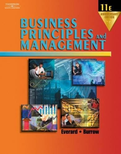 Imagen de archivo de Business Principles and Management, Anniversary Edition a la venta por HPB-Red