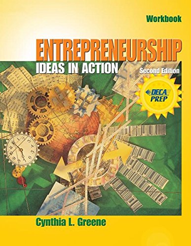 Stock image for Entrepreneurship: Ideas in Action, Workbook for sale by ThriftBooks-Dallas