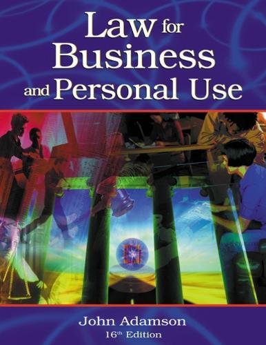 Imagen de archivo de Law for Business and Personal Use a la venta por HPB-Red