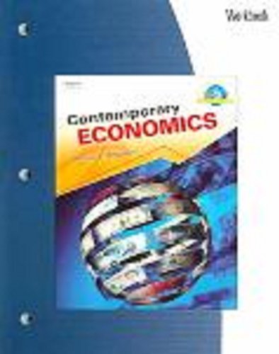 Imagen de archivo de Workbook for Contemporary Economics a la venta por ThriftBooks-Dallas