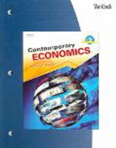 9780538437035: Contemporary Economics Workbook