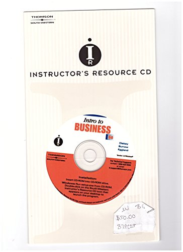 IRCD Intro to Biz 6e (9780538440875) by [???]