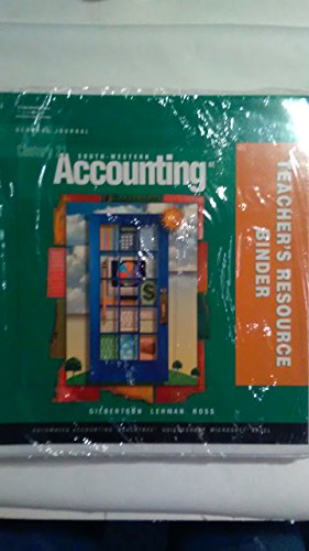 Stock image for South-Western: Century 21 Accounting - General Journal - Teacher's Resource Binder for sale by Nationwide_Text