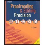Proofreading and Editing Precision - Text Only (9780538442473) by Larry G Pagel