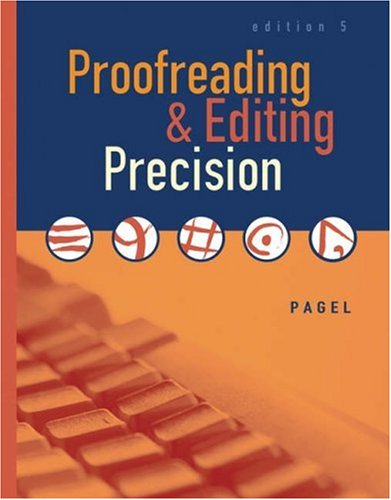 Beispielbild fr Proofreading and Editing Precision zum Verkauf von Better World Books