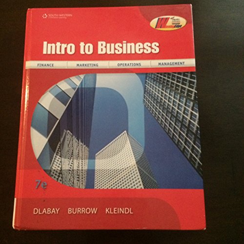 Imagen de archivo de Intro to Business a la venta por ThriftBooks-Atlanta