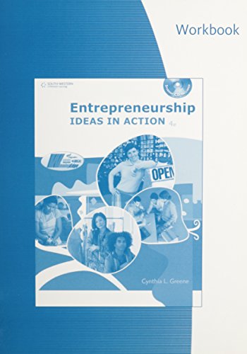 9780538446167: Workbook for Greene's Entrepreneurship: Ideas in Action