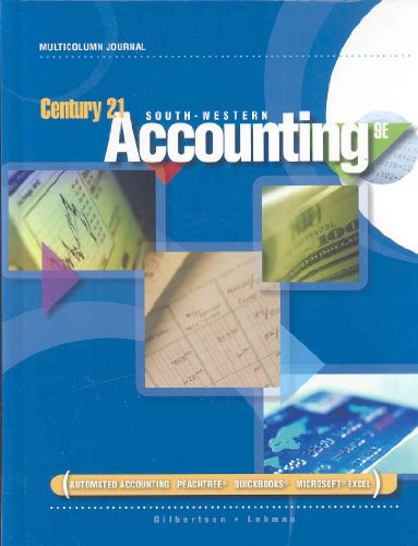 Stock image for Century 21 Accounting: Multicolumn Journal (Available Titles CengageNOW) for sale by SecondSale