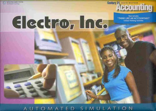 Stock image for Electro, Inc., Automated Simulation for Gilbertson/Lehman's Century 21 Accounting: Multicolumn Journal, 9th for sale by HPB-Red