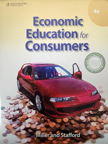 Beispielbild fr Economic Education for Consumers zum Verkauf von Better World Books
