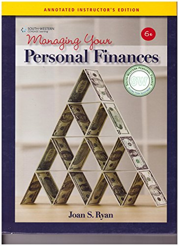 Stock image for Managing Your Personal Finances (Annotated Instructor's Edition) for sale by BookHolders