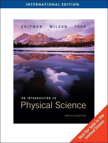 9780538451482: Introduction to Physical Science - Revised Printing, International Edition