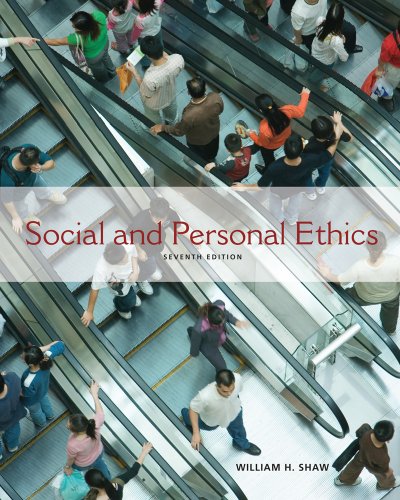 Imagen de archivo de Social and Personal Ethics a la venta por Better World Books