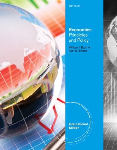 Beispielbild fr Economics: Principles and Policy, International Edition zum Verkauf von Ammareal