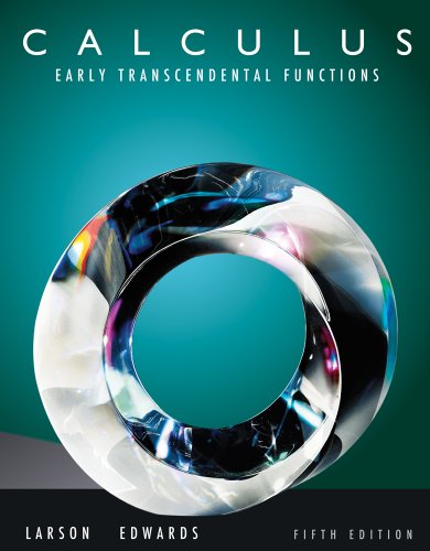 Bundle: Calculus: Early Transcendental Functions, 5th + Enhanced WebAssign Homework Printed Access Card for Multi Term Math and Science (9780538463058) by Larson, Ron; Edwards, Bruce H.
