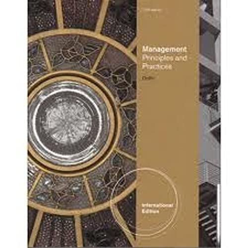 Imagen de archivo de Management : Prinicples and Practices a la venta por Better World Books Ltd