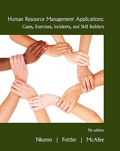 Stock image for Human Resource Management Applications: Cases, Exercises, Incidents, and Skill Builders, 7th Edition for sale by Goodwill San Antonio