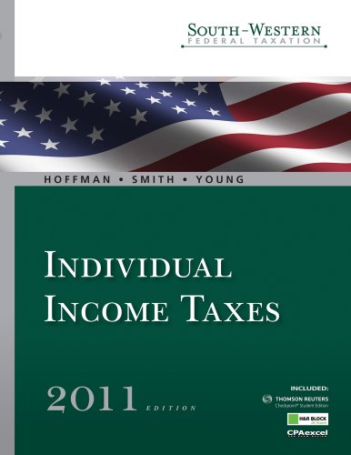 Stock image for South-Western Federal Taxation 2011: Individual Income Taxes (with with H&R Block @ Home Tax Preparation Software CD-ROM, RIA Checkpoint & CPAexcel 2-Sememster Printed Access Card) for sale by HPB-Red