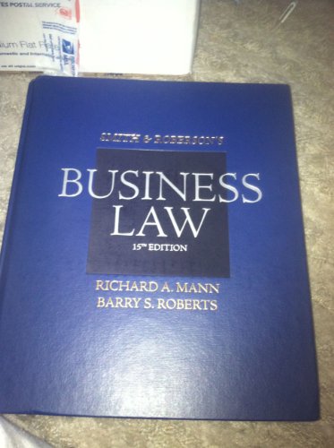 Imagen de archivo de Smith and Roberson's Business Law a la venta por ThriftBooks-Atlanta